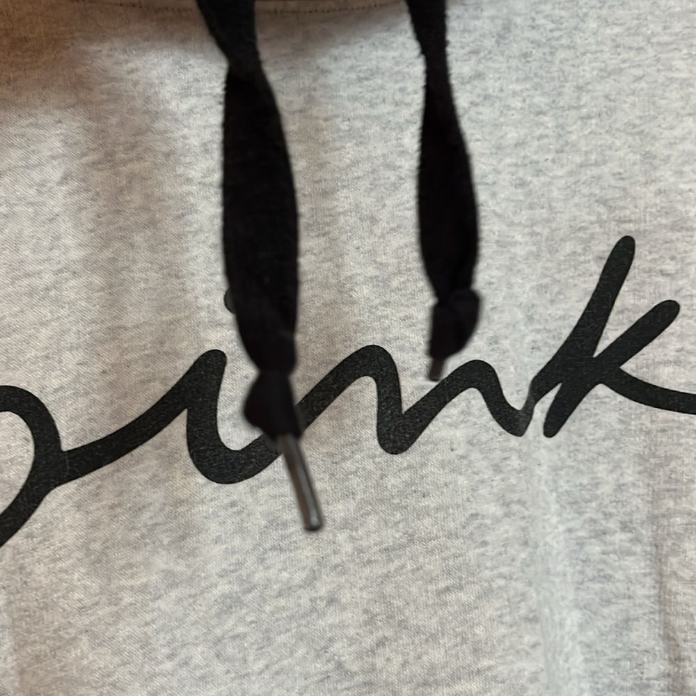Victoria's Secret PINK Everyday Lounge COWL Neck Sweatshirt Heather Grey XXL - Picture 7 of 16